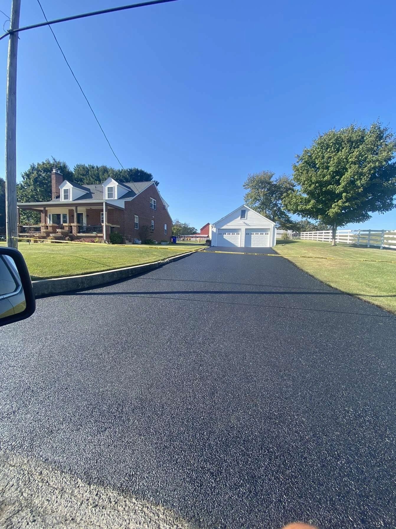 Residential repaving in Libertytown, Maryland